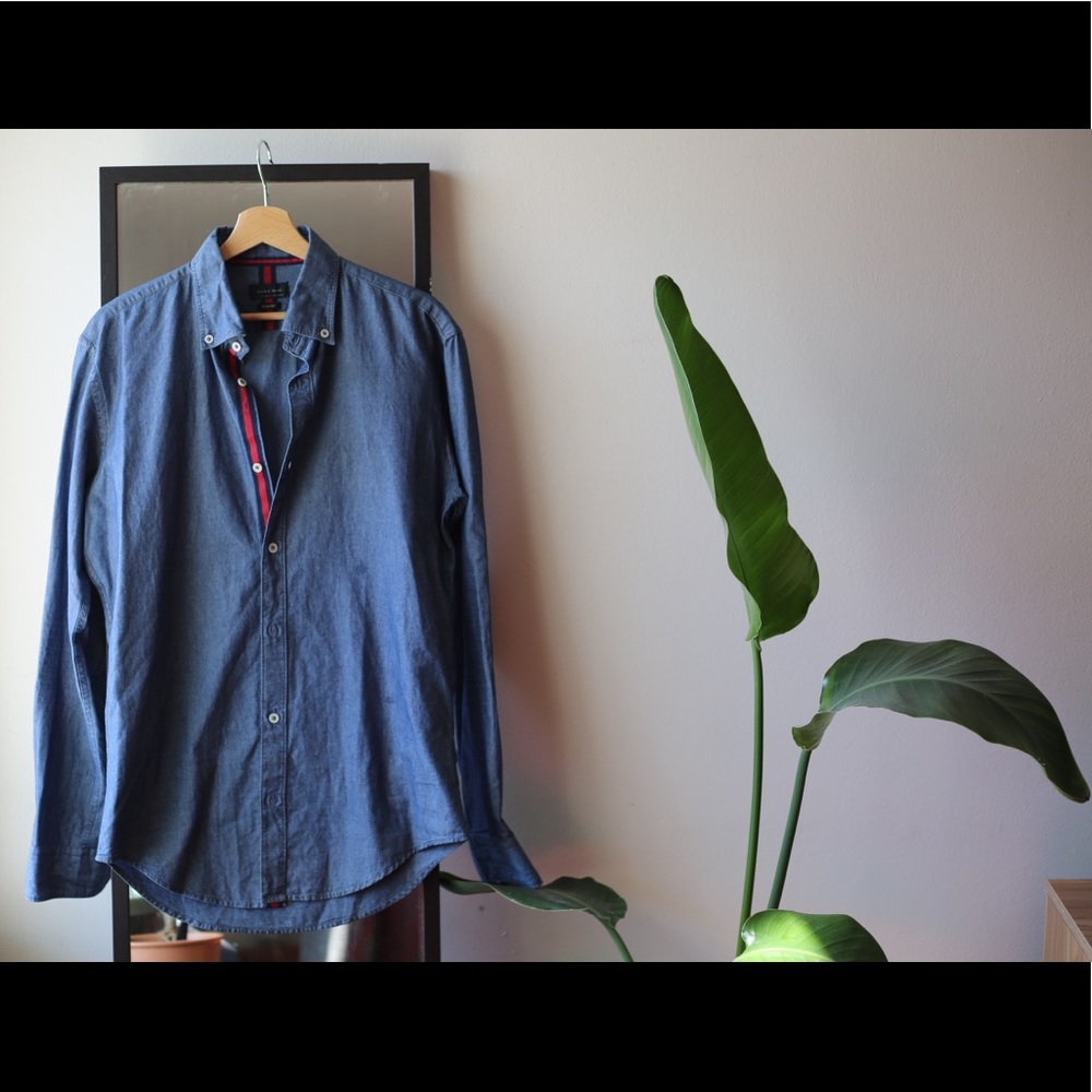 Chambray button up